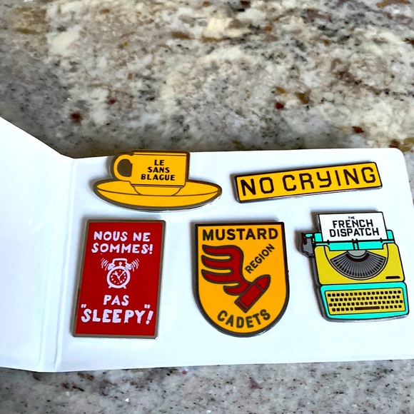 Accessories - The French Dispatch Enameled Pins